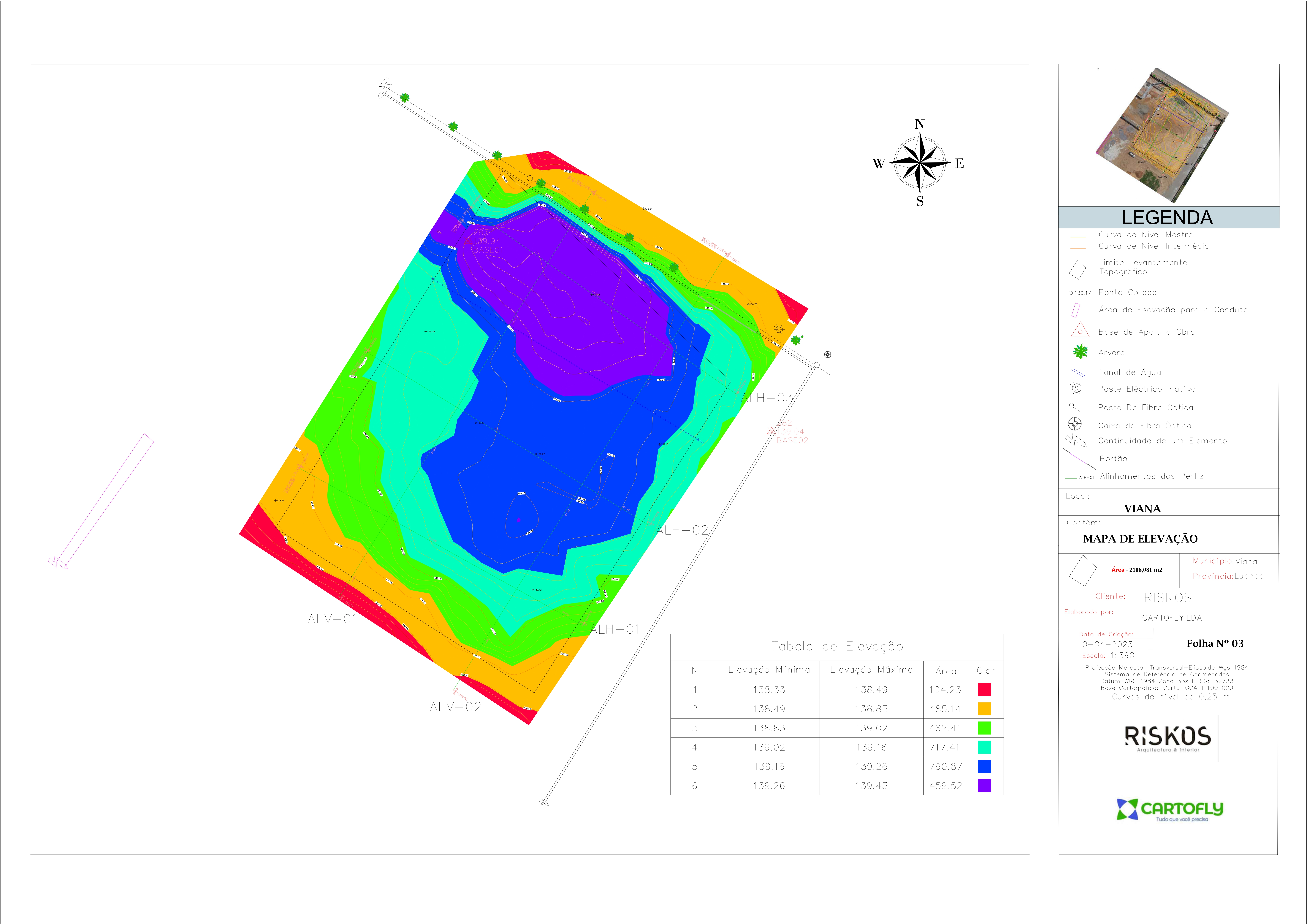 Imagem 4 - LEVANTAMENTO TOPOGRAFICO IMUSUL/RISKUS